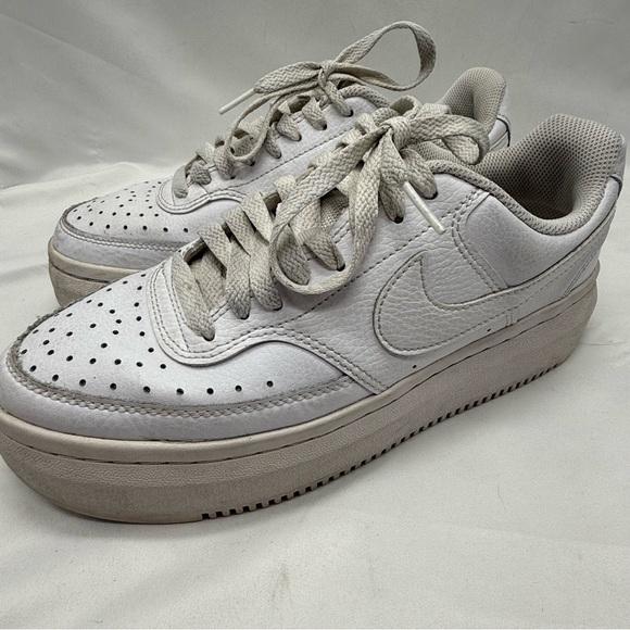 Nike Court Vision Alta white sneakers size 9 - Picture 2 of 11